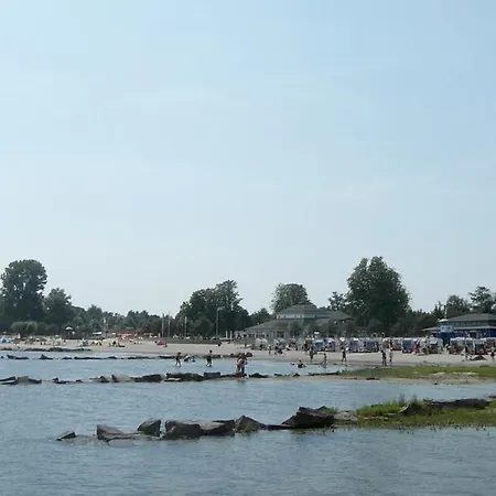 아파트 An Der Ostsee Mit Blick Auf Den Yachthafen 웨케문데